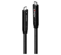 Lindy Câble hybride Type C USB 3.2 Gen 2 et DP 1.4 15 m