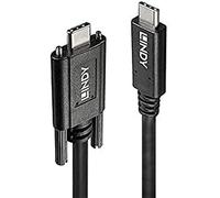 Lindy Câble USB 3.1 C/C, avec Double vis, 1m