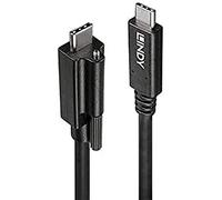 Lindy Câble USB 3.1 C/C, avec vis, 1m
