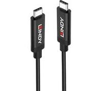 LINDY Câble USB USB 3.2 Gen2 USB-C® mâle, USB-C® mâle 3.00 m noir 43348