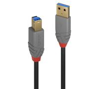 Lindy Câble USB 3.2 Type A vers B, 5Gbit/s, Anthra Line, 3m