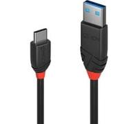 Lindy Câble USB 3.2 Type A vers C de 0.5m, 10Gbit/s, noir