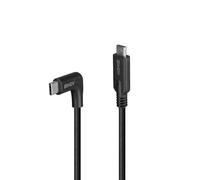 LINDY Câble USB 3.2 type C, 1,5 m, angle droit à 90°, 10 Gbps