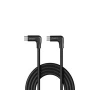 Lindy Câble USB 3.2 Type C de 1m, 2 x 90° à angle droit, 10Gbit/s, 60W PD