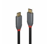 Lindy Câble USB 3.2 type C vers C, 20Gbit/s, 100W, PD, Anthra Line, 2m