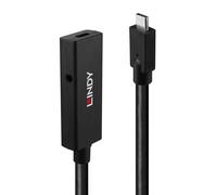 LINDY Câble USB-C USB 3.2 Gen2 (USB 3.1 Gen2) USB-C® mâle, USB-C® femelle 5.00 m noir 43364
