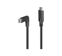 Lindy Câble USB-C USB 3.2 droit vers angle droit 0,5 m 10 Gbit/s