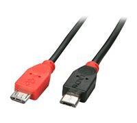Lindy 31760 câble USB USB 2.0 2 m Micro-USB B Noir