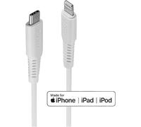 LINDY Câble USB USB 2.0 Connecteur Lightning , USB-C® mâle 0.50 m blanc 31315