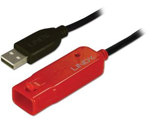 LINDY Câble USB USB 2.0 USB-A mâle, USB-A femelle 8.00 m noir 42780