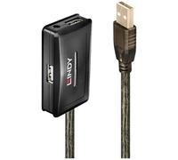 LINDY Câble USB USB 2.0 USB-A mâle, USB-A femelle, USB-A femelle, USB-A femelle, USB-A femelle 10.00 m gris 42635