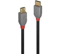 LINDY Câble USB USB 2.0 USB-C® mâle, USB-Micro-B mâle 0.50 m noir, gris 36890