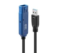 LINDY Câble USB USB 3.2 Gen1 (USB 3.0) USB-A mâle, USB-A femelle 20.00 m noir 43361