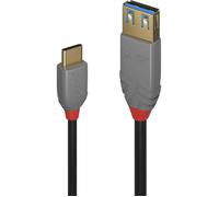 Lindy 36895 câble USB USB 3.2 Gen 2 (3.1 Gen 2) 0,15 m USB C USB A Noir