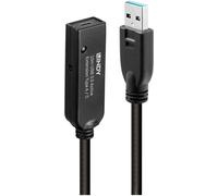 LINDY Câble d'extension actif USB 3.0 type A vers C, 10 m, connexion USB longue distance, PC, Mac, ordinateurs portables, MacBook, tablette, smartphone, PS5, casque VR, imprimante, webcam, lecteur