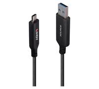 Lindy Câble USB 43397 Hybride USB 3.2 5 Gbit/s Type A vers C 50 m AOC