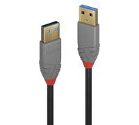 Lindy Câble USB 3.2 Gen1 USB-A mâle vers USB-A mâle 2,00 m noir 36752