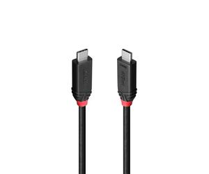 Lindy Câble USB4 Type C de 1m, 40Gbit/s, 240W PD, ligne noire