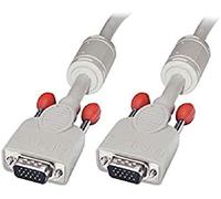 Lindy Câble VGA M/M, Gris Clair, 20m