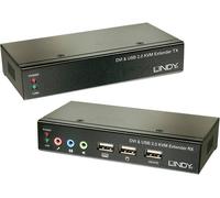 Lindy Kit d'extension KVM Cat.6 Classic DVI, USB, audio 50 m