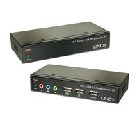 Lindy Kit d'extension KVM Cat.6 Classic DVI, USB, audio 50 m