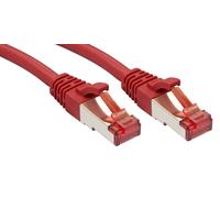 LINDY Cat.6 S/FTP Network Cable, Copper, 250 MHz, Red, 0.5 m