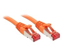 LINDY Cat.6 S/FTP Network Cable, Copper, 250MHz, Orange, 0.3m