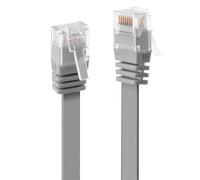 Lindy Cavo di Rete Flat U/UTP Cat6 Grigio 5m