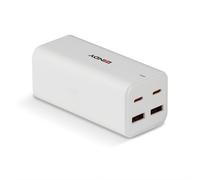 Lindy Chargeur Réseau 100 Watt 5 A Power Delivery 3.0 + PPS GaNFast 4 Sorties