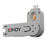LINDY Clé pour bloqueur de port USB-A orange 40623