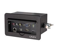 LINDY commutateur 38271 vidéo Commutateurs vidéo (Noir, 1080p, 1920 x 1200 Pixels, Full HD, 100240 V, 12 V)