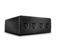 Lindy 70437 commutateur audio Noir