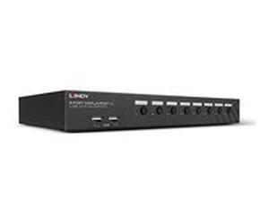 Lindy - commutateur écran-clavier-souris/audio - 8 ports - Montable sur rack