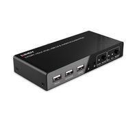 Lindy Commutateur KVM 2 ports HDMI 4K60 USB 2.0 et audio 4096×2160
