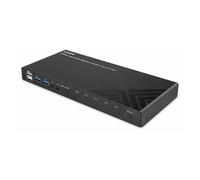 Lindy - Commutateur écran-clavier-souris/audio/USB - HDMI 4K60, USB 3.0 - 4 x KVM / audio / USB - 1 utilisateur local - de bureau