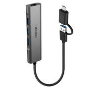 Lindy - Concentrateur (hub) - 3 x USB + 1 x 10/100/1000 - de bureau