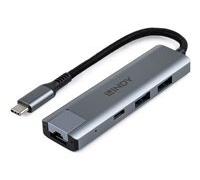 Lindy Hub USB 3.2 Gen 2 Type C – Convertisseur Ethernet Gigabit