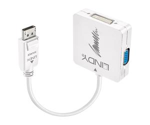 Lindy Convertisseur actif DisplayPort 1.2 vers HDMI, DVI & VGA