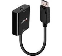 Lindy 41068 câble vidéo et adaptateur 1,5 m DisplayPort HDMI Type A (Standard) Noir