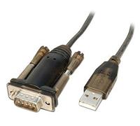 Lindy Convertisseur USB-RS232 Lite, câble 1,5 m, chipset prolifique, Windows/Mac/Linux