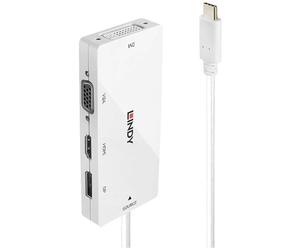 LINDY Convertisseur USB 3.1 Type C vers Multi-AV