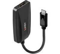Lindy Convertisseur USB-C vers DisplayPort 1.4 43337 – 8K60Hz/4K120Hz – 13 cm Noir