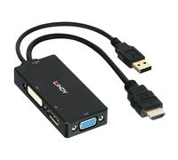 LINDY 38182 Convertisseur HDMI vers DP/DVI/VGA