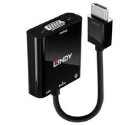 Lindy Convertisseur vidéo HDMI vers VGA 38285 avec audio Noir