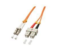 Lindy Cordon de raccordement fibre optique Duplex LC/SC OM2 10 m