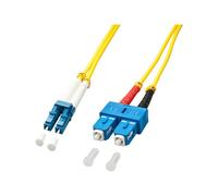 Lindy - Cordon de raccordement - mode unique SC (M) pour mode unique LC (M) - 20 m - fibre optique - duplex - 9 / 125 micromètres - OS2 - sans halogène
