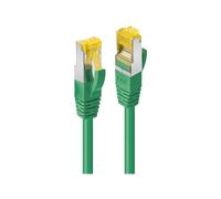 Lindy - Cordon de raccordement - RJ-45 (M) pour RJ-45 (M) - 1.5 m - 6.5 mm - S/FTP - CAT 7 (câble)/CAT 6a (connecteurs) - sans halogène, sans crochet - vert
