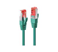 Lindy - Cordon de raccordement - RJ-45 (M) pour RJ-45 (M) - 1.5 m - pairs in metal foil (PiMF) - CAT 6e - sans crochet - vert