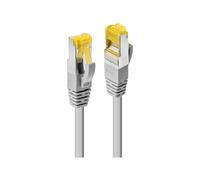 Lindy - Cordon de raccordement - RJ-45 (M) pour RJ-45 (M) - 1.5 m - SFTP - CAT 7 (câble)/CAT 6a (connecteurs) - sans halogène, moulé - gris