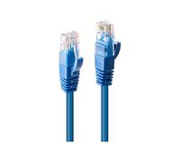 LINDY 48017 RJ45 Câble réseau, câble patch CAT 6 U/UTP 1.00 m bleu
